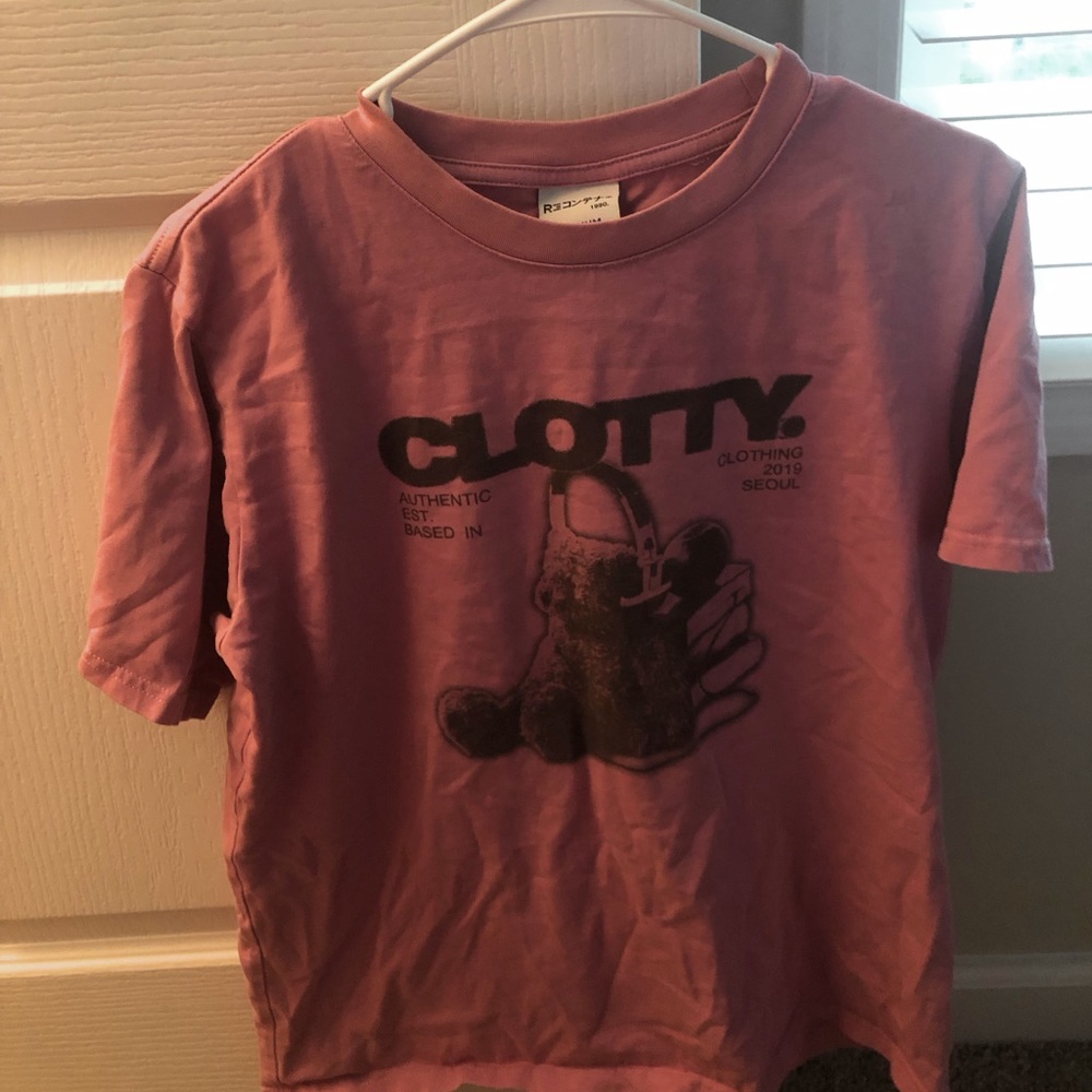 CLOTTY pink t shirt